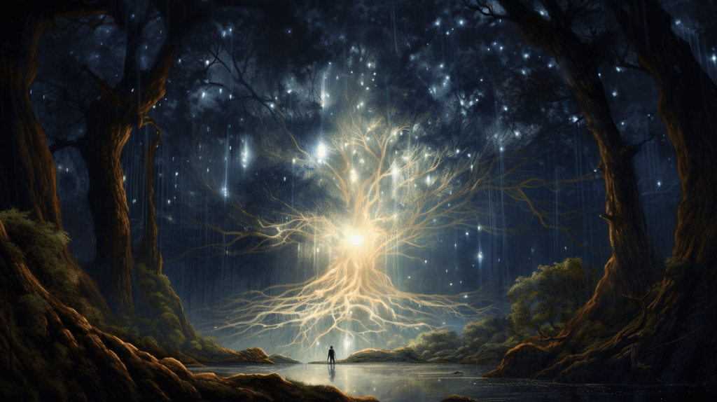 nuggetz7742 A surreal dreamlike forest at twilight where massiv cd737a52 84ca 451d b891 d0b63e92cc38