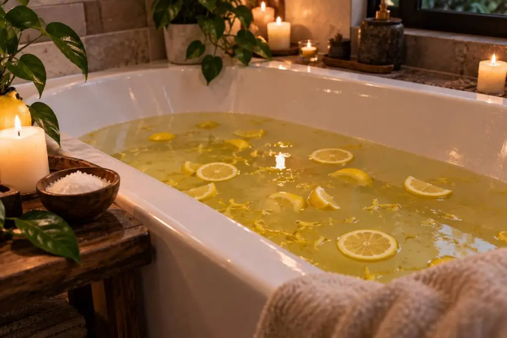 bain de désenvoutement au citron