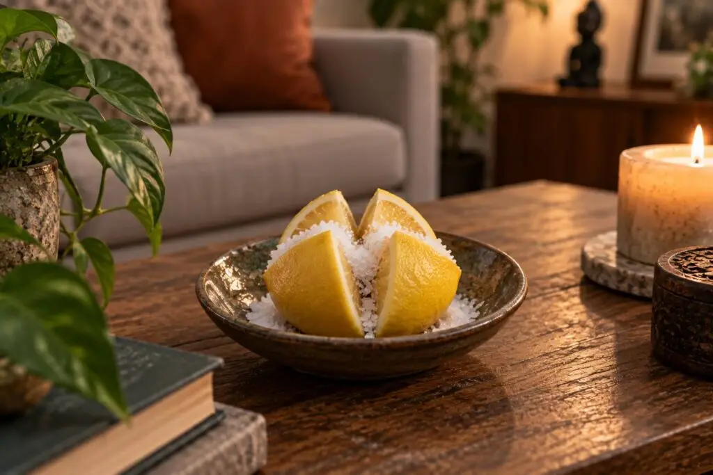 désenvoutement par le citron et sel purification